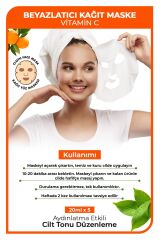 Onix Beyazlatıcı Kağıt Yüz Maskesi 20 ml 5 Adet