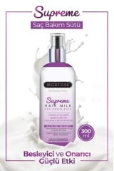 Morfose Supreme Saç Bakım Sütü 300 ml - Isıya Karşı Koruma, Nemlendirme ve Parlaklık