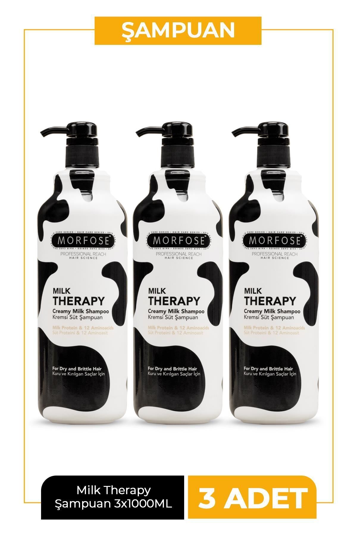 Milk Therapy Şampuan 1000 ml 3 Adet