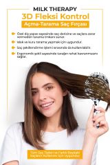 Milk Therapy Üç Boyutlu Oval Saç Fırçası + Milk Therapy Saç Köpüğü 200 ml