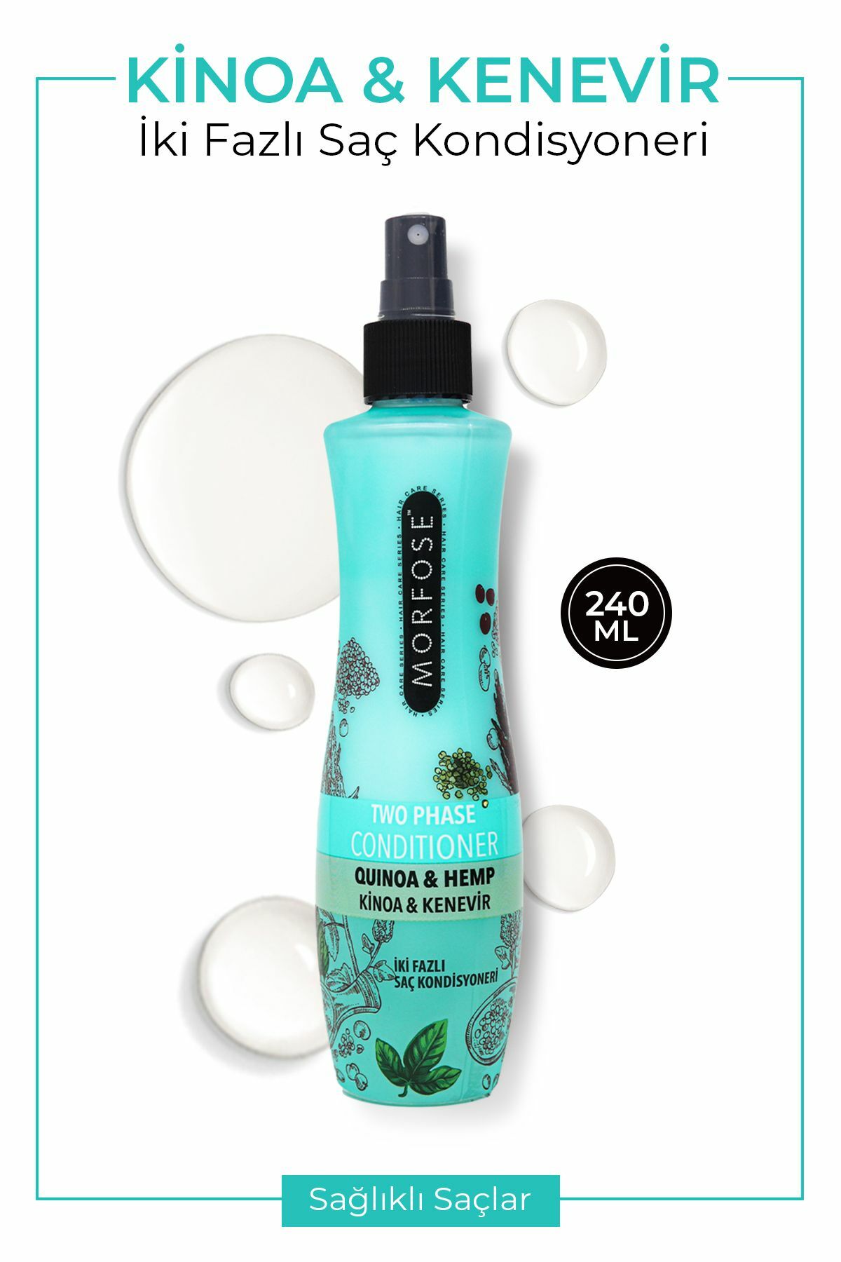 Çift Fazlı Kinoa İçeren Fön Suyu 240 ml