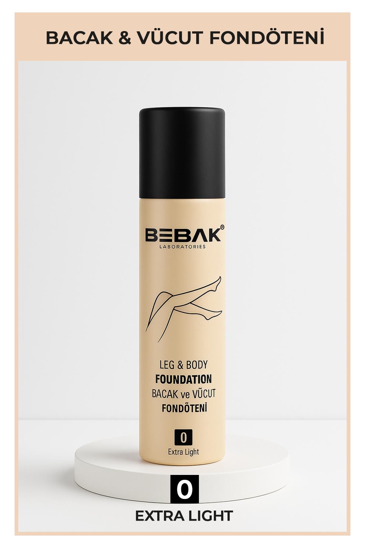 Bacak ve Vücut Fondöteni 0 Numara 75 ml-Extra Light