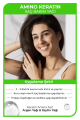 Ossion Amino Keratin Saç Bakım Yağı 100 ml