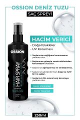 Ossion Deniz Tuzu Saç Spreyi 250 ml- Mat Görünüm, Doğal Dalgalar ve Isıya Karşı Koruma