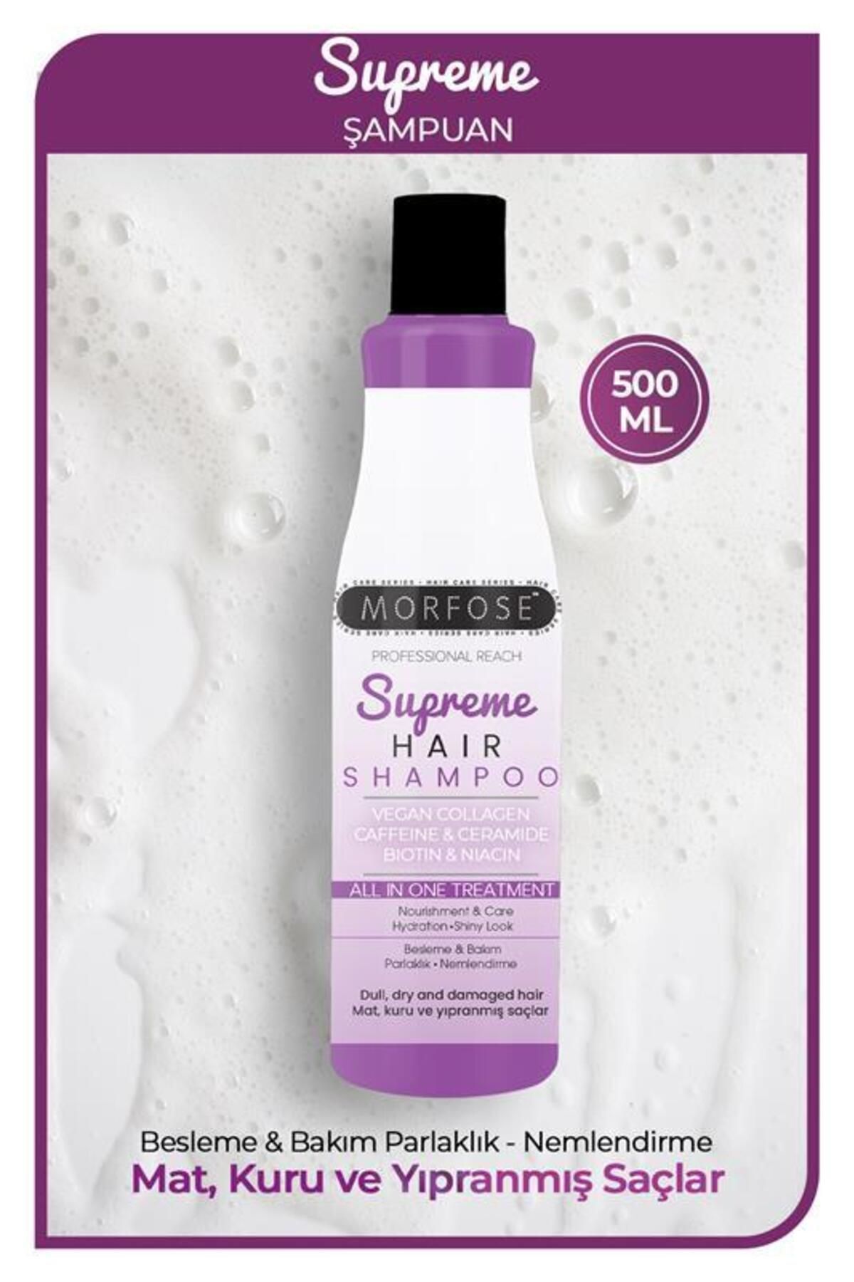 Supreme Saç Şampuanı 500 ml - Besleme, Bakım ve Parlaklık