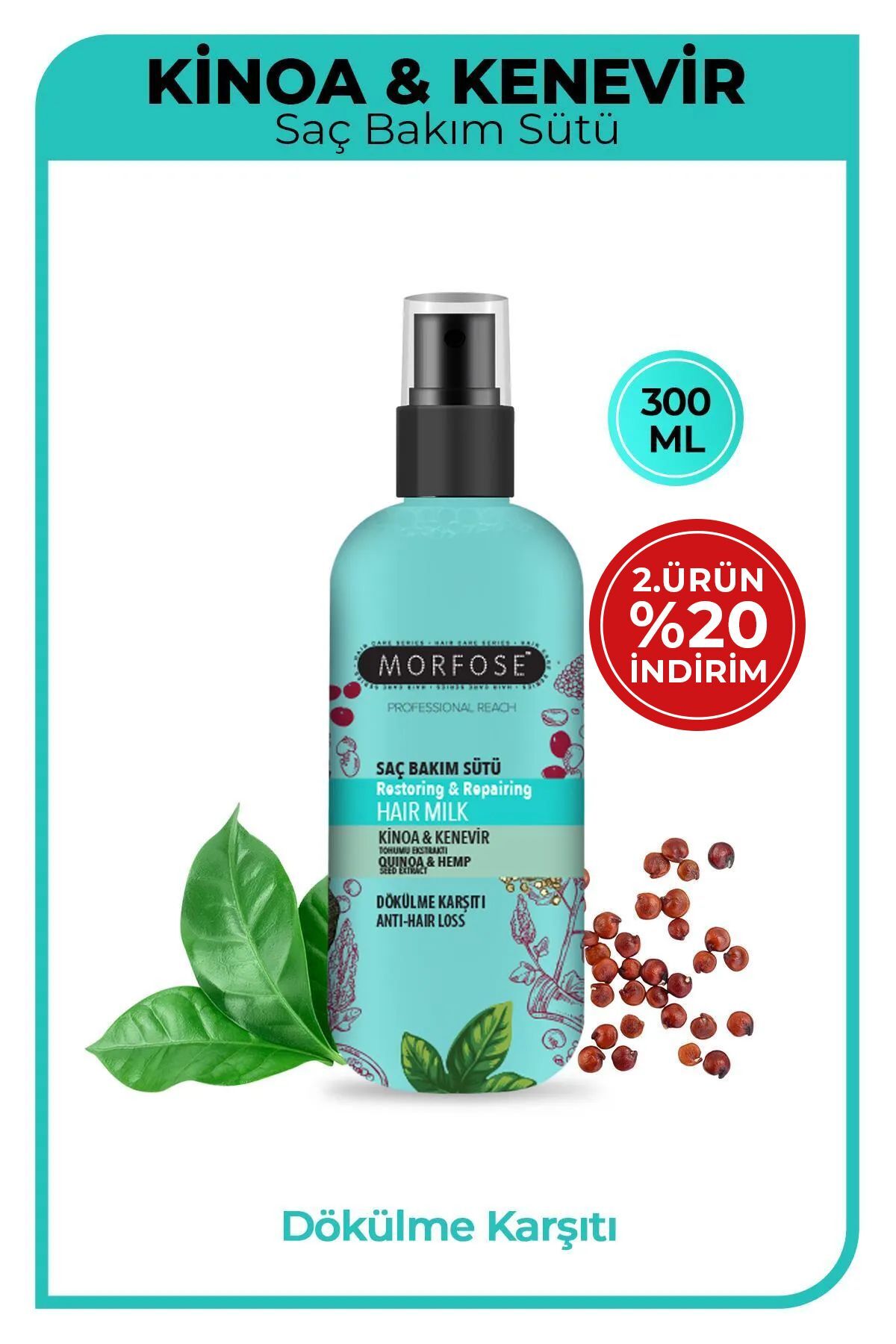 Kinoa Saç Sütü 300 ml - Dökülme Karşıtı