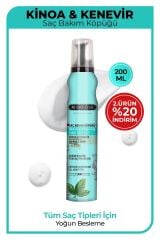 Kinoa Saç Köpüğü 200 ml - Yoğun Besleme- Tüm Saç Tipleri