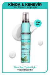 Kinoa Saç Köpüğü 200 ml - Yoğun Besleme- Tüm Saç Tipleri