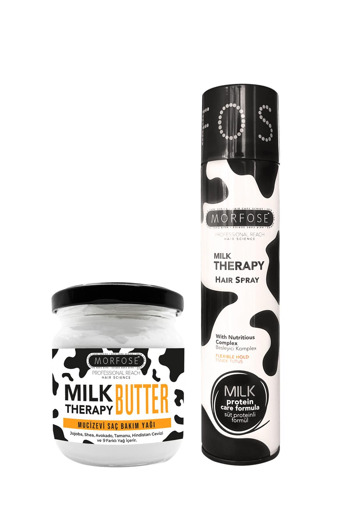Morfose Milk Therapy Butter + Morfose Milk Therapy Saç Spreyi 300 ML