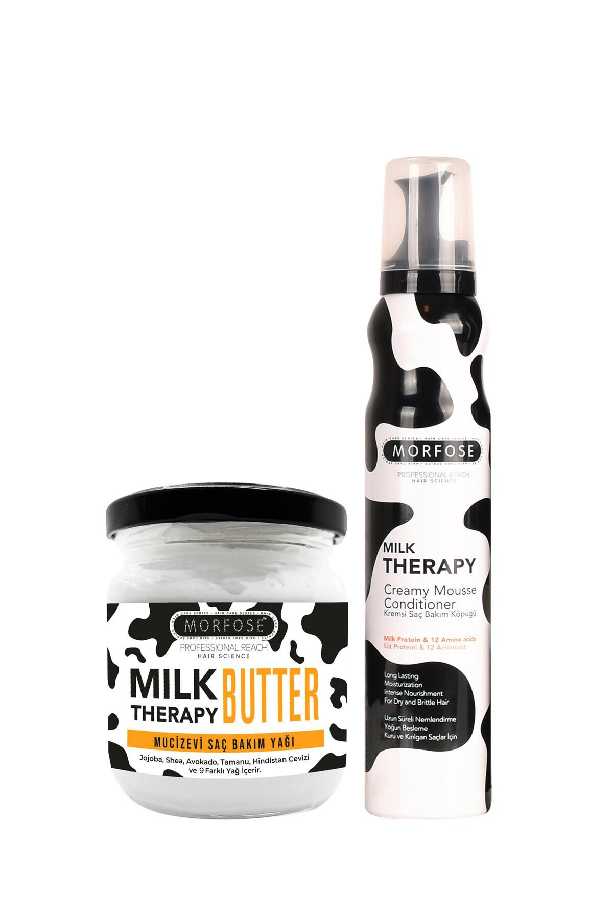 Morfose Milk Therapy Butter + Morfose Milk Therapy Saç Köpüğü 200 ML