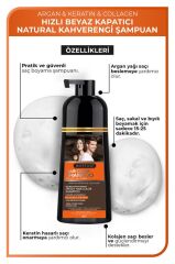 Beyaz Kapatıcı Naturel Kahverengi Şampuan 420 ml