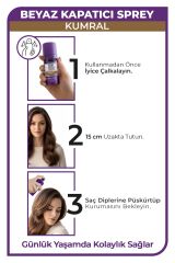 Beyaz Kapatıcı Sprey 75 ml Kumral Saçlar