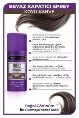 Beyaz Kapatıcı Sprey 75 ml Koyu Kahverengi Saçlar