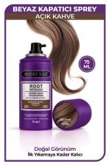 Beyaz Kapatıcı Sprey 75 ml Açık Kahverengi Saçlar