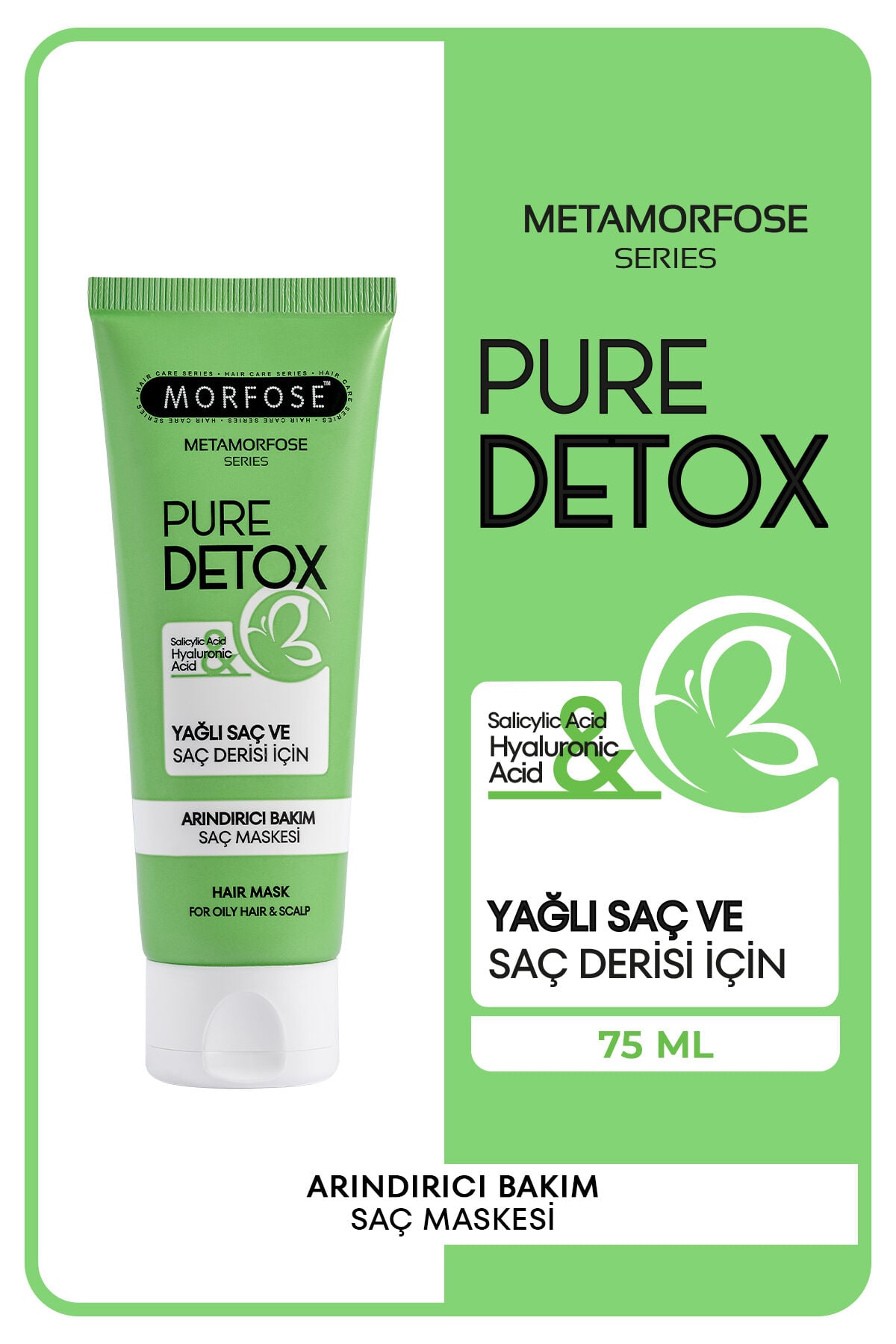 Morfose MetaMorfose Arındırıcı Bakım Saç Maskesi 75 ML