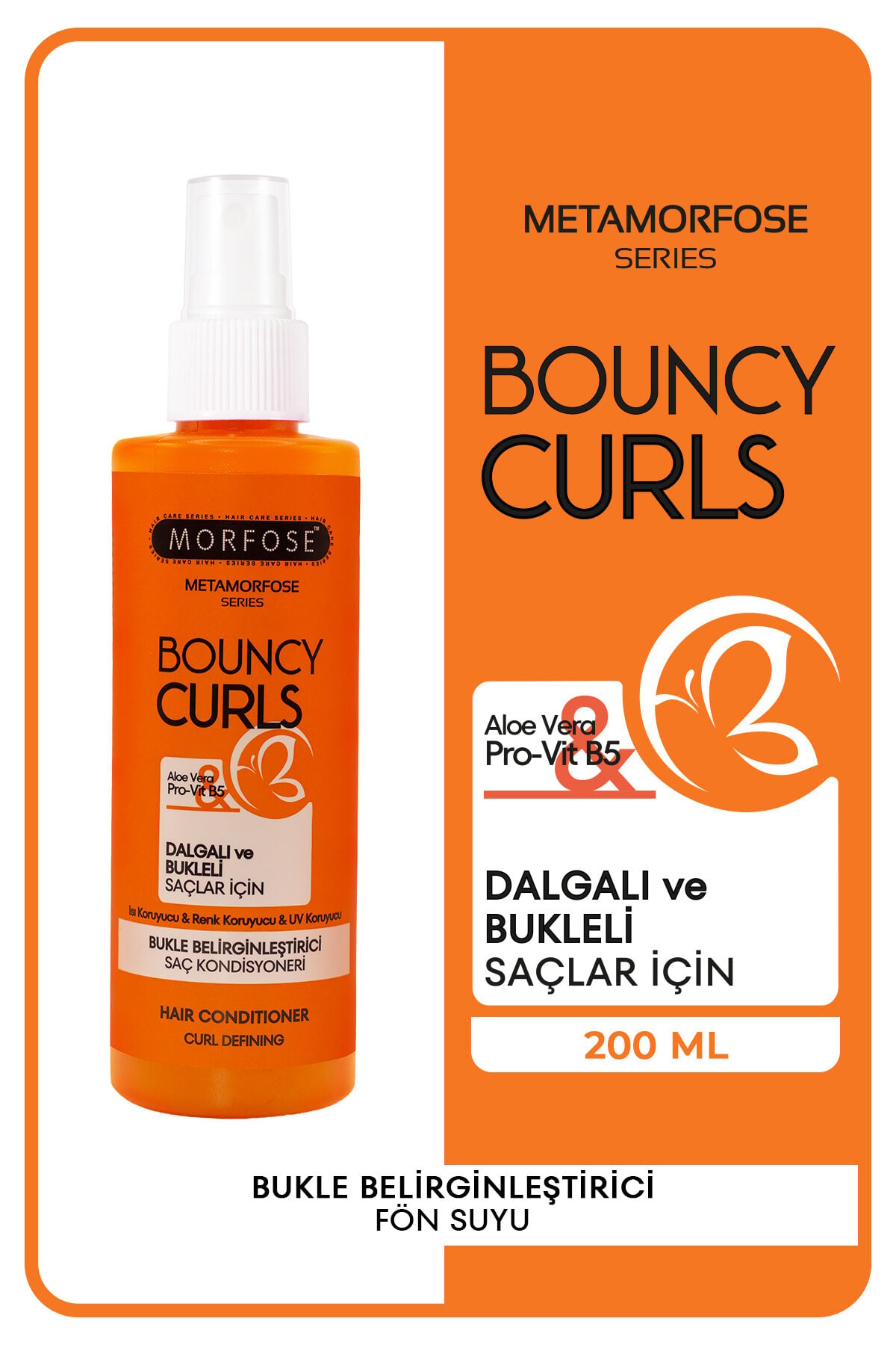 Morfose Metamorfose Bouncy Curls Bukle Belirginleştirici Saç Kondisyoneri 200 Ml