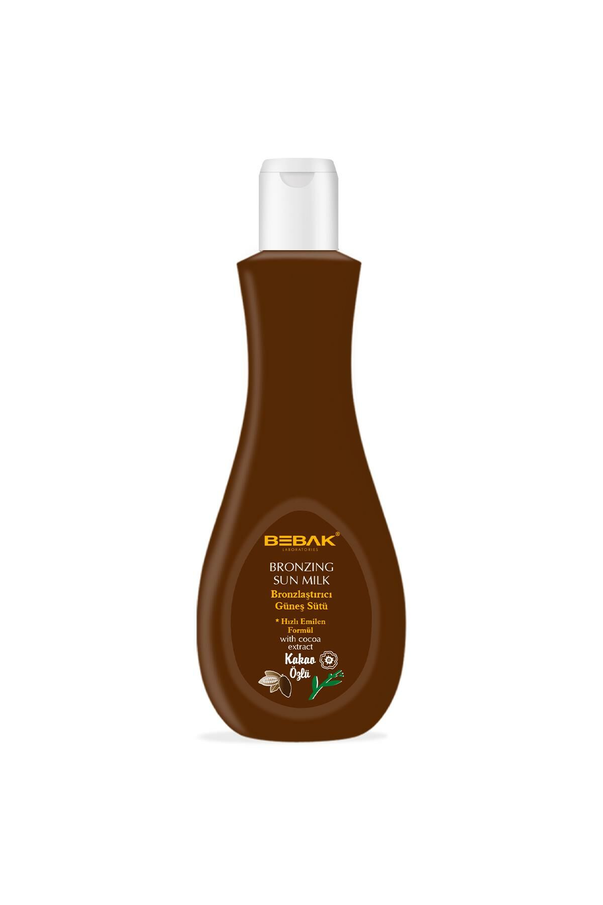 Bebak Güneş Bakım Sütü Kakao Özlü Şişe 215 ml