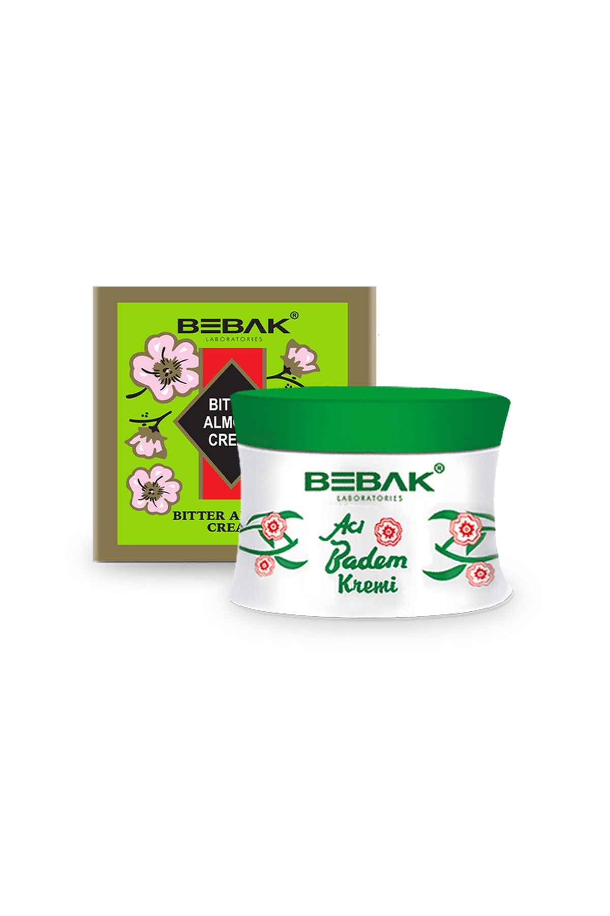 Bebak Acı Badem Kremi Kavanoz 30 ml