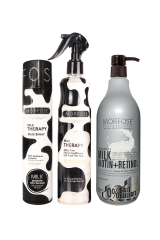 Morfose Sülfatsız Milk Biotin+Retinol İçerikli Tuzsuz Şampuanı 3'lü Bakım ve Şekillendirme Seti