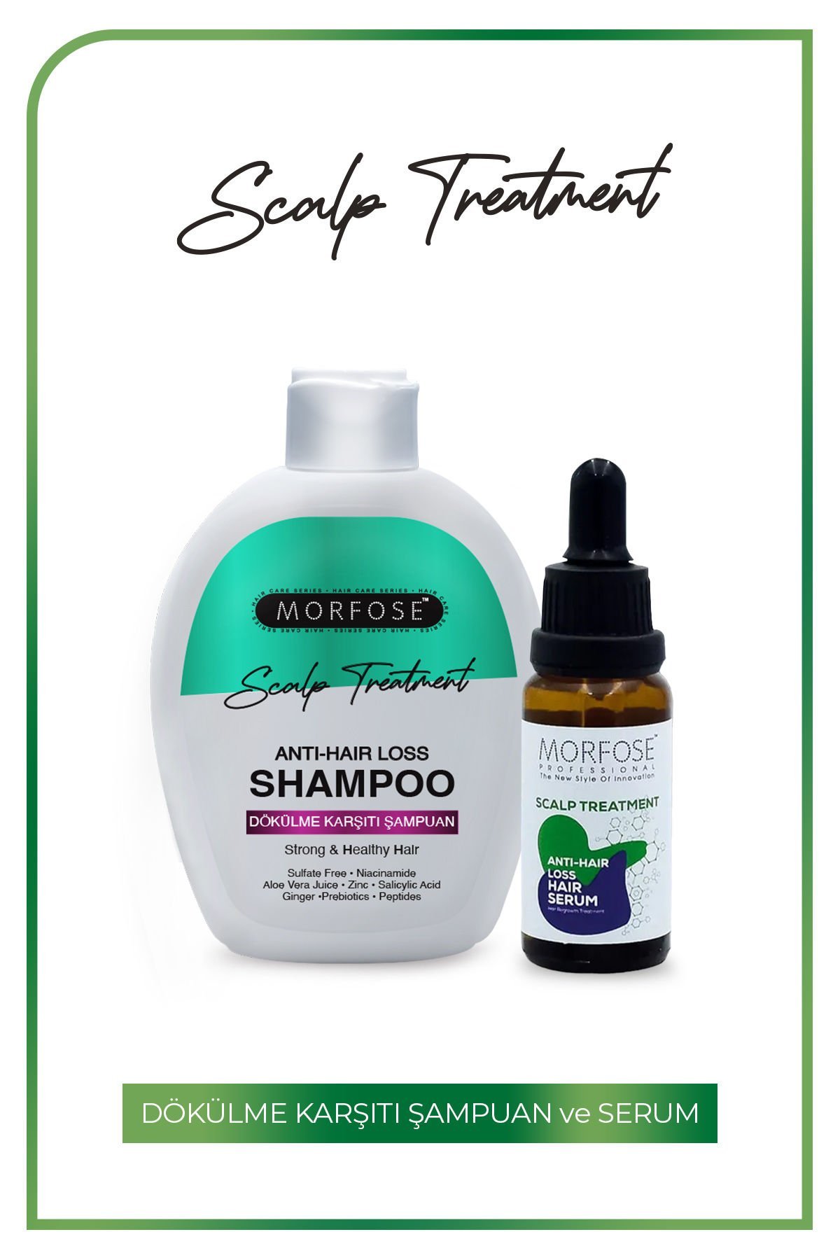Scalp Treatment Saç Dökülmesine Karşı Etkili Saç Bakım Seti