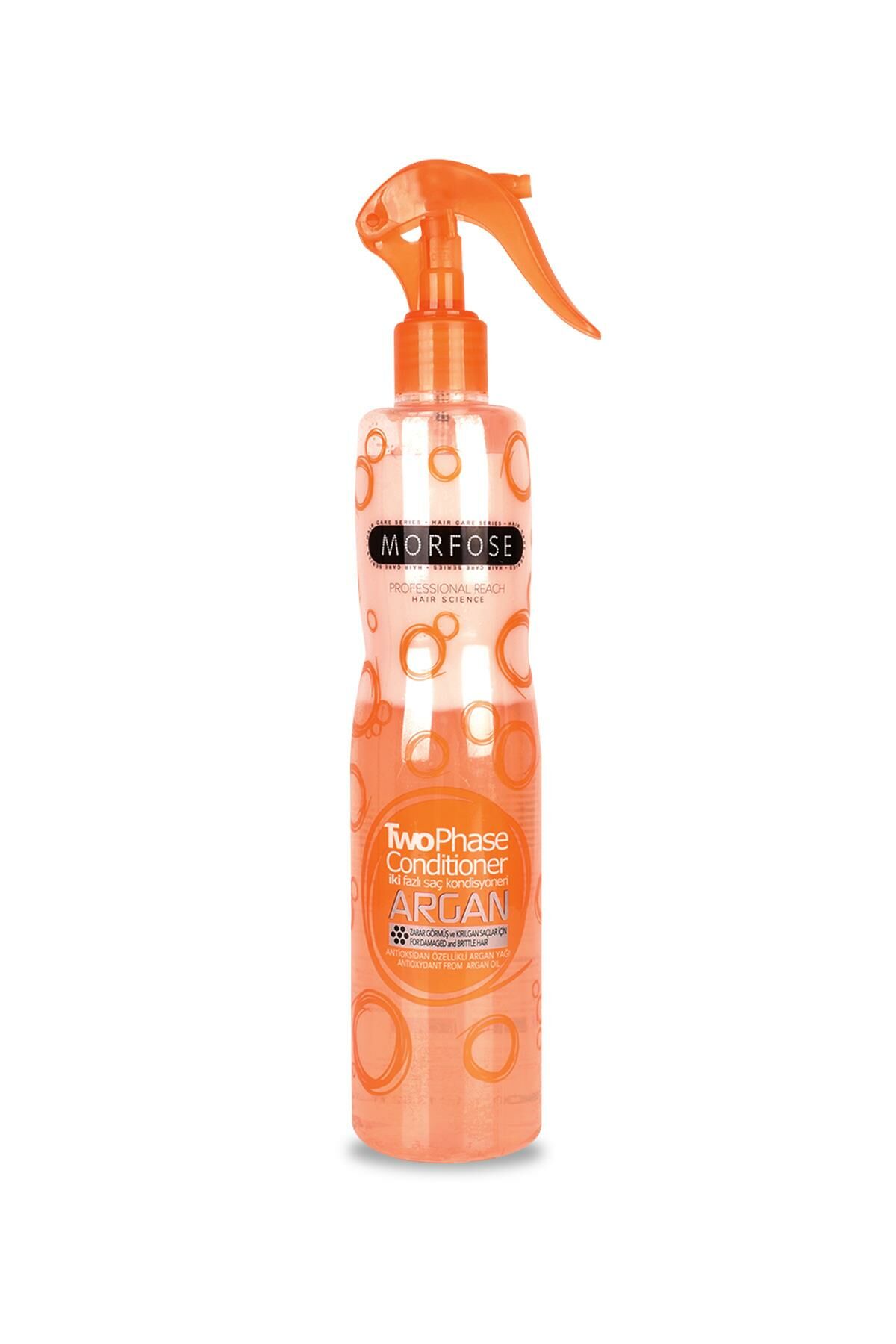 Morfose Çift Fazlı Fön Suyu Argan 400 ml (Turuncu)