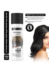 Mech 24 Saate Kadar Etkili Siyah Renkli Saç Spreyi Royal Black 150 ml