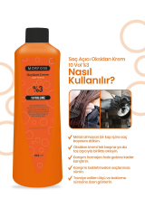 Morfose Saç Açıcı Oksidan Krem 10 Vol %3 1000 ml