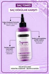Supreme Vegan Kolajen İçeren Saç Toniği 300 ml - Yeni Saç Oluşumunu Destekler, Dökülme Karşıtı
