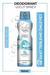 Kadın Deodorant Sprey Terleme Karşıtı Ocean Breeze 150 ml