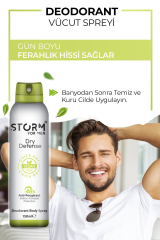 Erkek Deodorant Sprey Terleme Karşıtı Vegan Dry Defense 150 ml