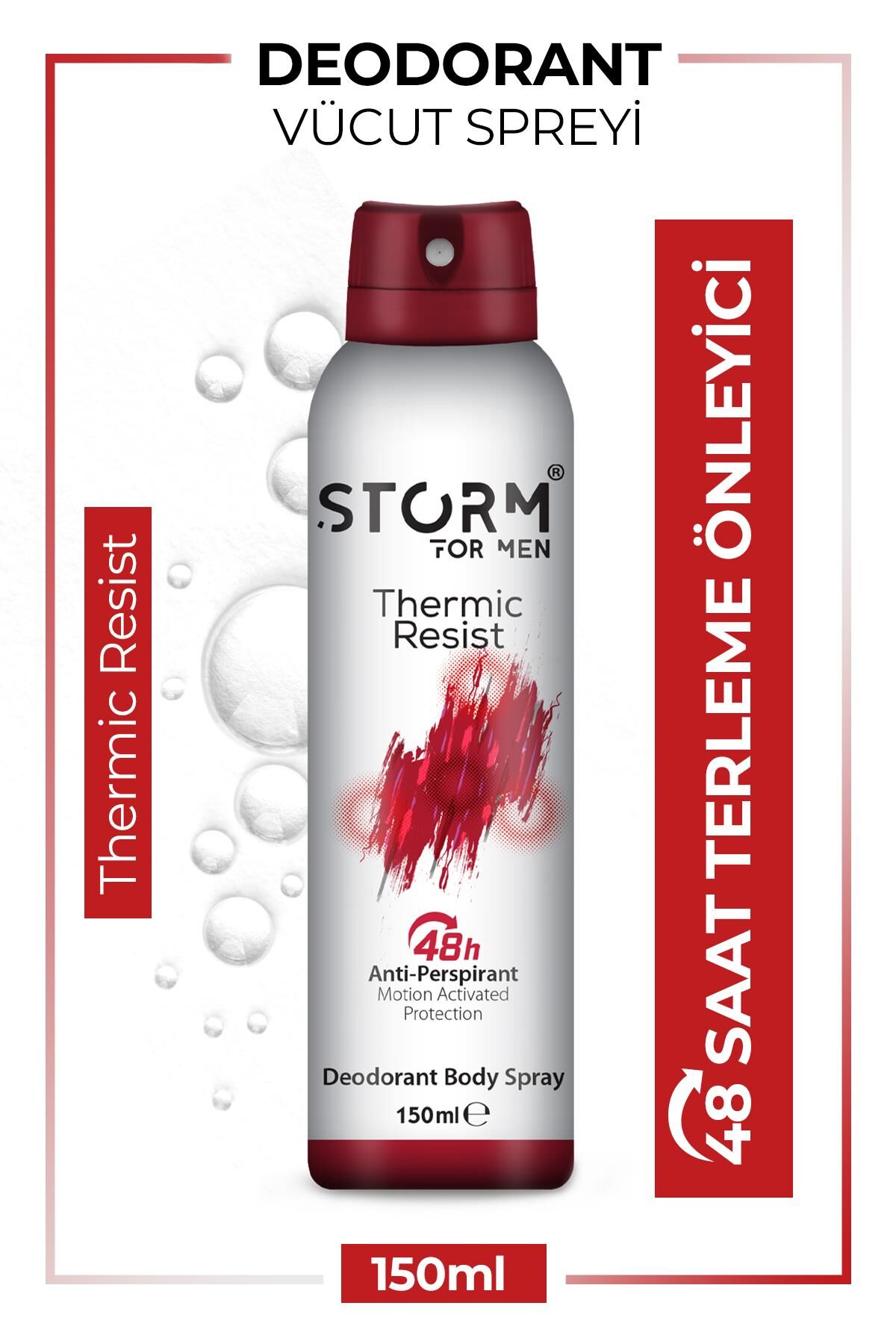 Erkek Deodorant Sprey Terleme Karşıtı Thermic Resist 150 ml