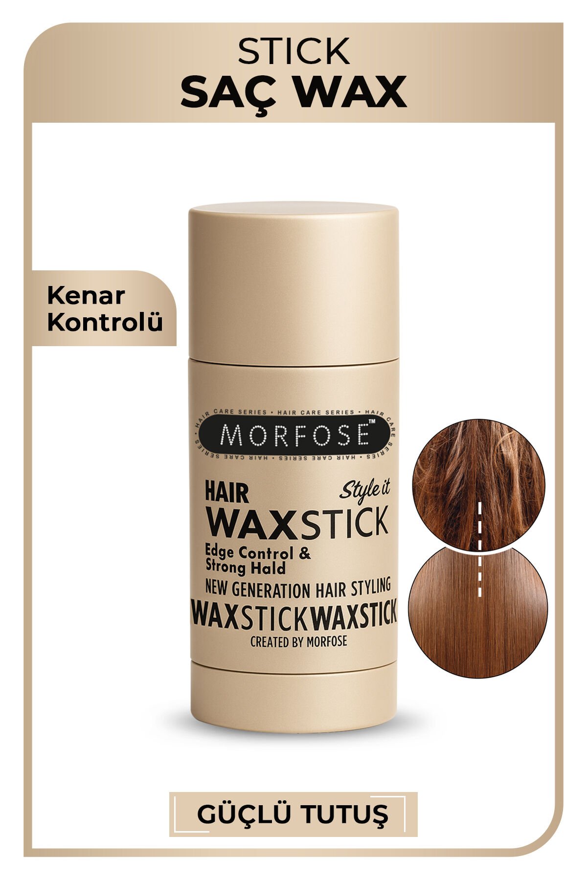 Stick Saç Wax 55 gr - Saç Sabitleyici, Güçlü Tutuş