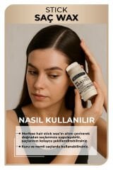 Stick Saç Wax 55 gr - Saç Sabitleyici, Güçlü Tutuş