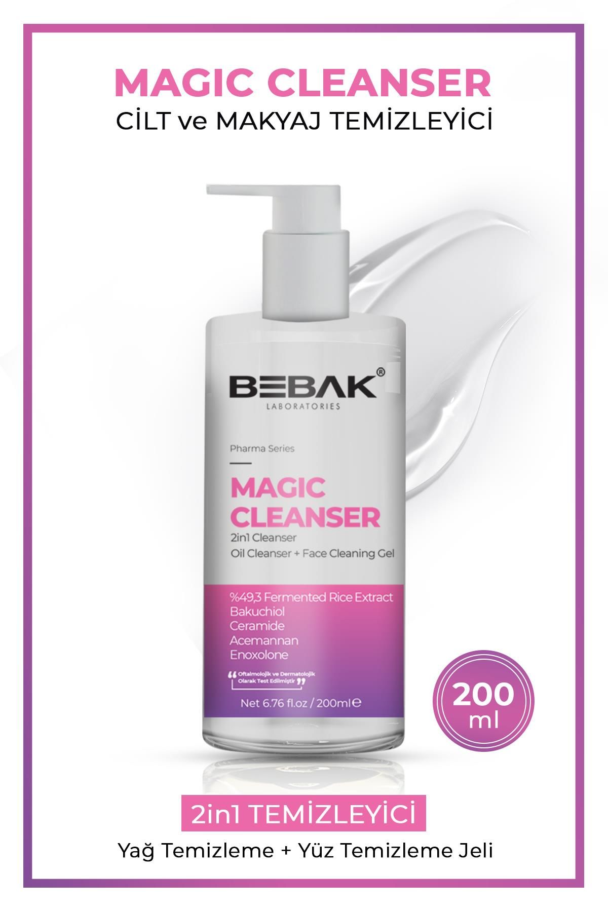 İki Aşamalı Cilt ve Makyaj Temizleyici Jel 200ml